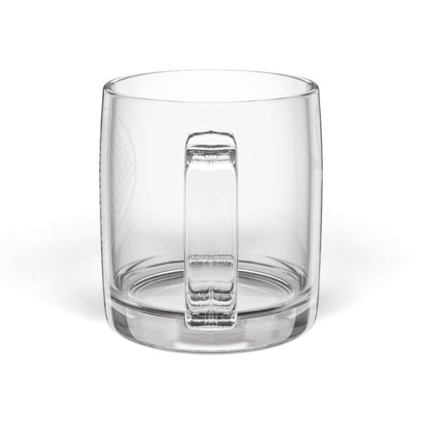 Energized Glass Coffee Mug 12.25 oz — Clear Personalized Tea & Coffee Cup - Image 3