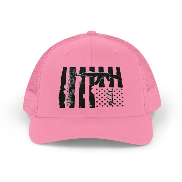 1776 Embroidered Rodeo Rope Snapback Trucker Cap - Image 41