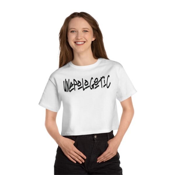 Unapologetic Women's Heritage Cropped T-Shirt - Image 3