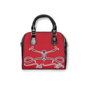 Shoulder Handbag with Artistic Design - Image 2