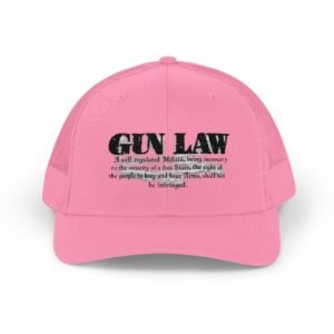 Gun Law Embroidered Rodeo Rope Snapback Trucker Cap - Image 41