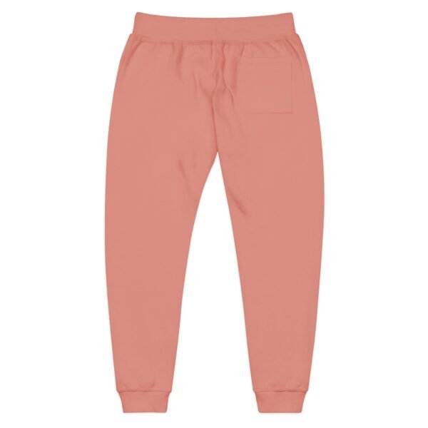 Embroidered Floral Joggers — Coral Fleece Sweatpants - Image 2