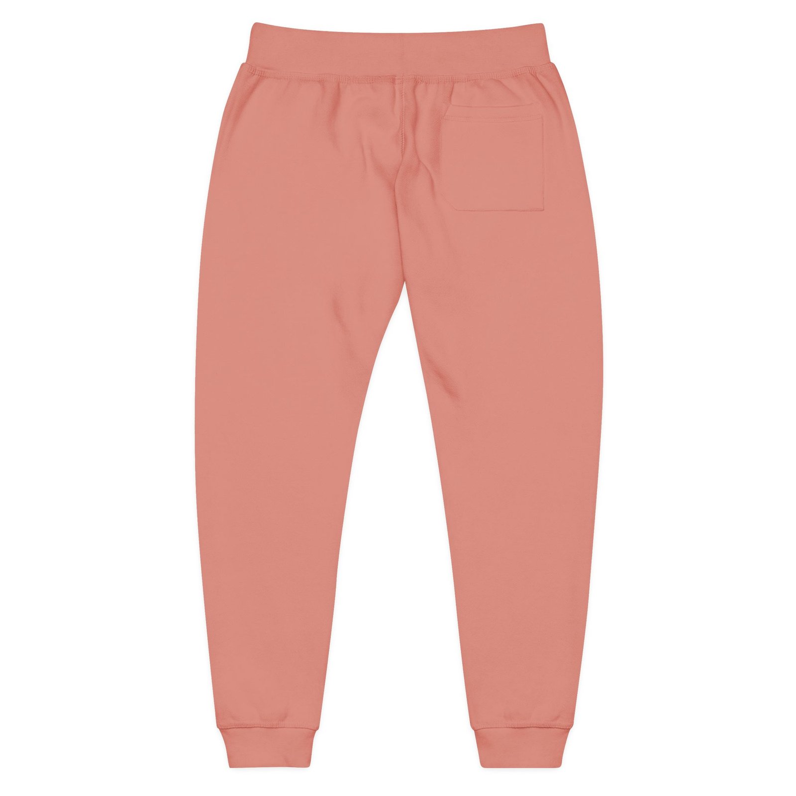 Embroidered Floral Joggers — Coral Fleece Sweatpants - Image 2