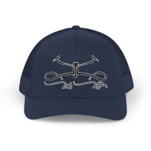 Embroidered Rodeo Rope Snapback Trucker Cap - Image 33