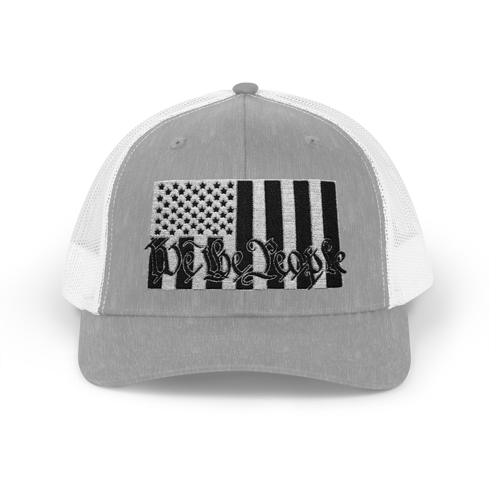 We the People Embroidered Rodeo Rope Snapback Trucker Cap - Image 29