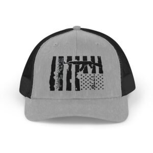 1776 Embroidered Rodeo Rope Snapback Trucker Cap - Image 21