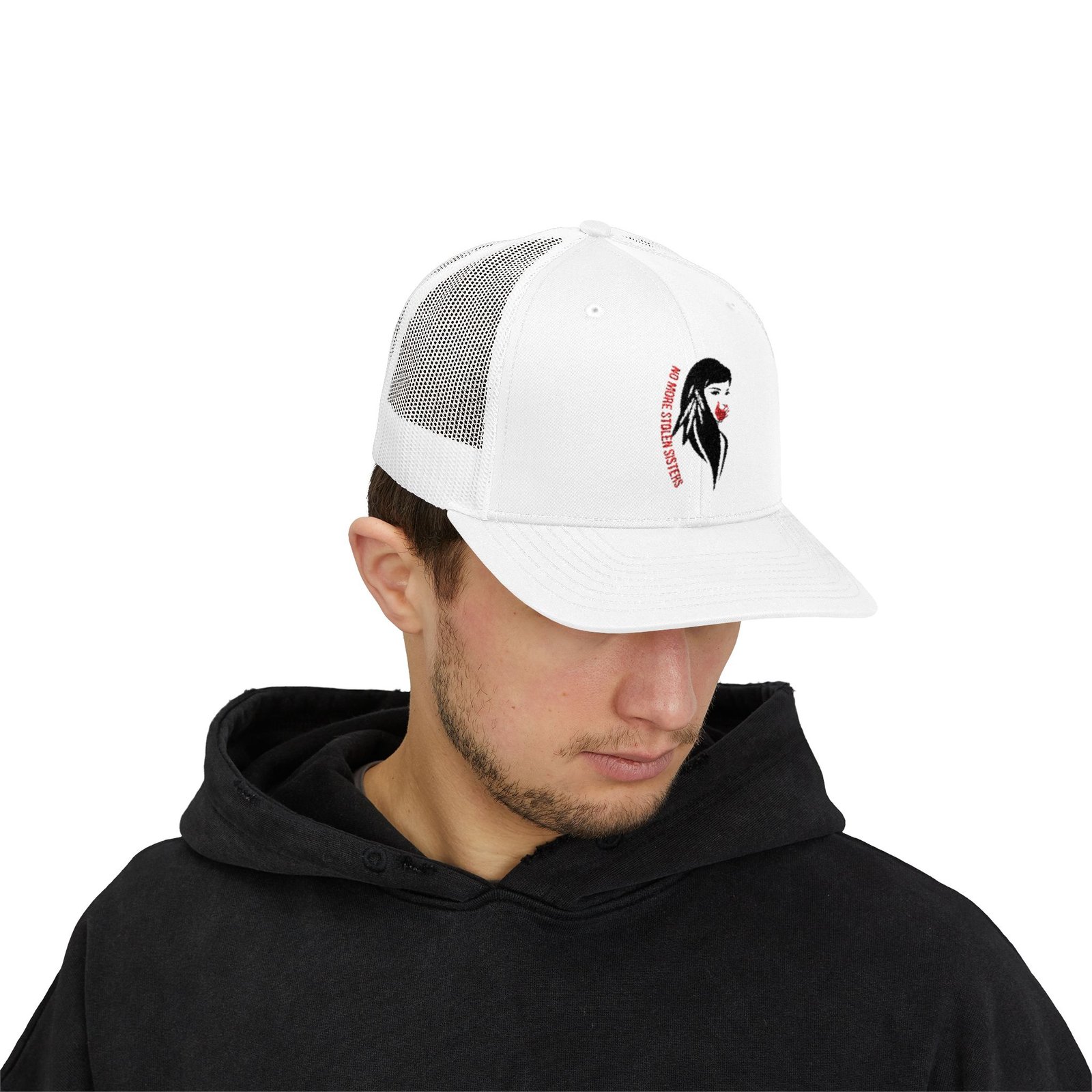 Stolen Sisters Embroidered Rodeo Rope Snapback Trucker Cap - Image 3