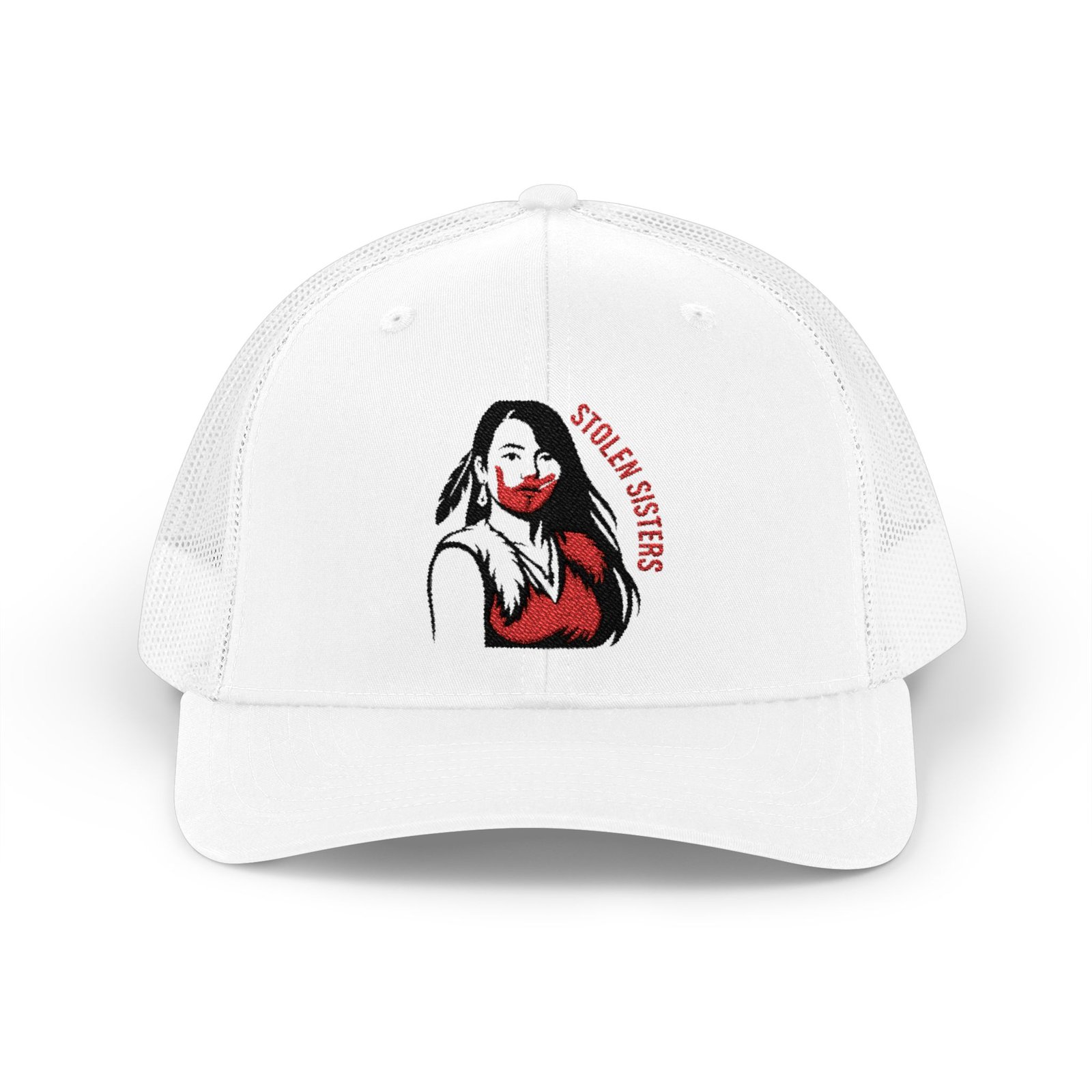 Stolen Siters Embroidered Rodeo Rope Snapback Trucker Cap - Image 1