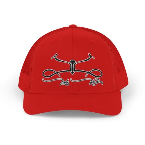 Embroidered Rodeo Rope Snapback Trucker Cap - Image 5