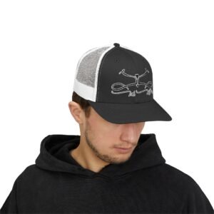 Embroidered Rodeo Rope Snapback Trucker Cap - Image 19
