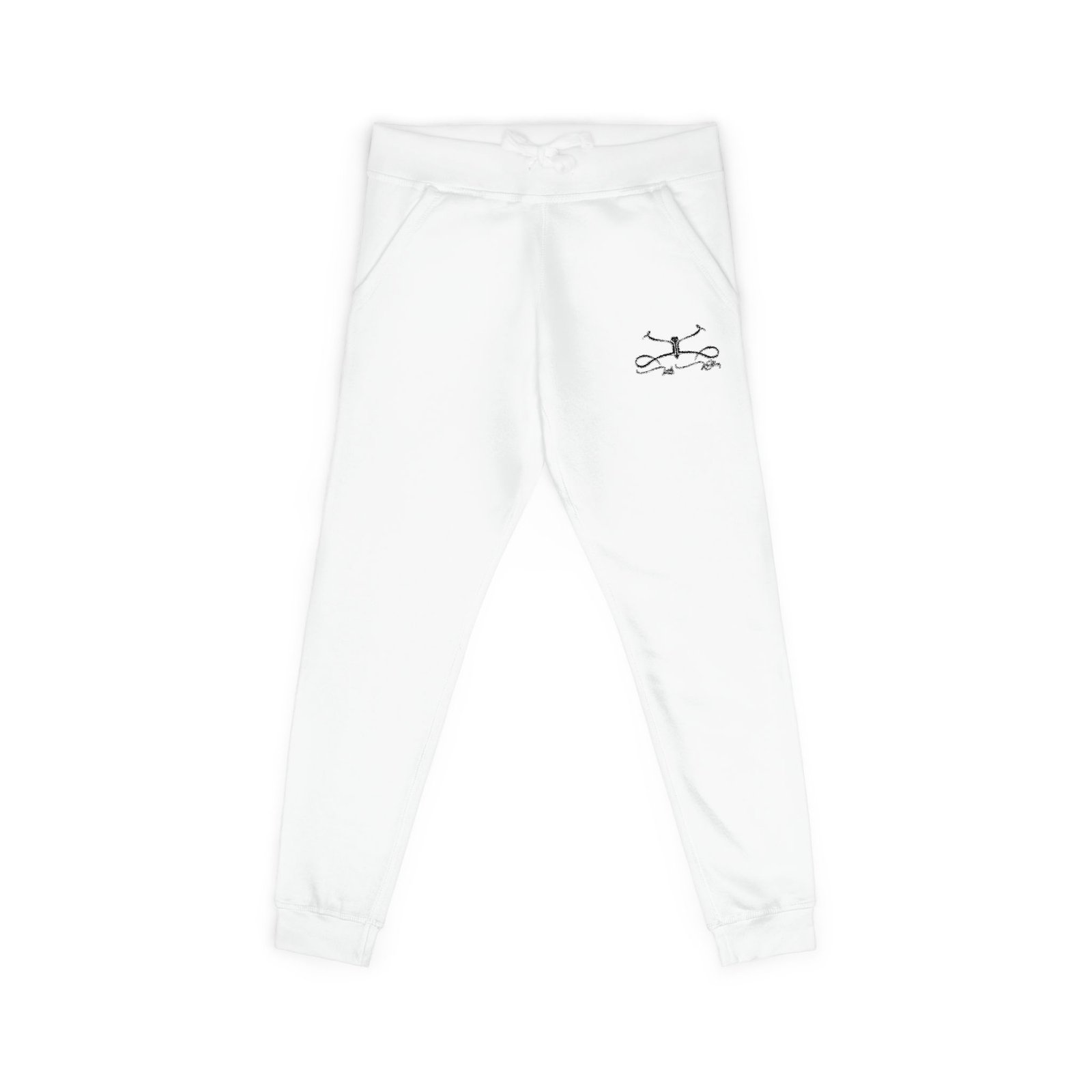 Embroidered Floral Joggers — Coral Fleece Sweatpants - Image 11