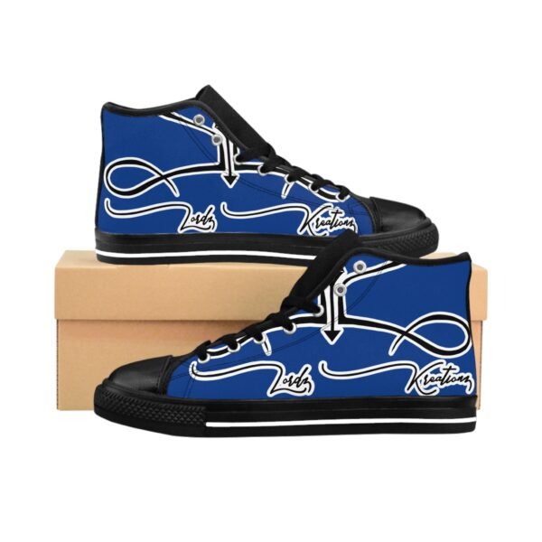 Blue Women's High-top Sneakers - Image 2