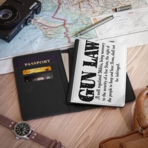 Patriotic 'Gun Law' Passport Cover - Image 4