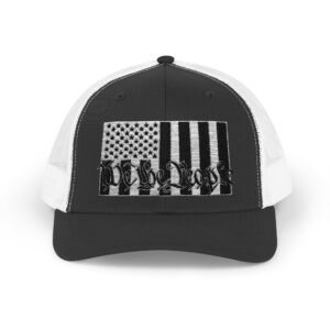 We the People Embroidered Rodeo Rope Snapback Trucker Cap - Image 1