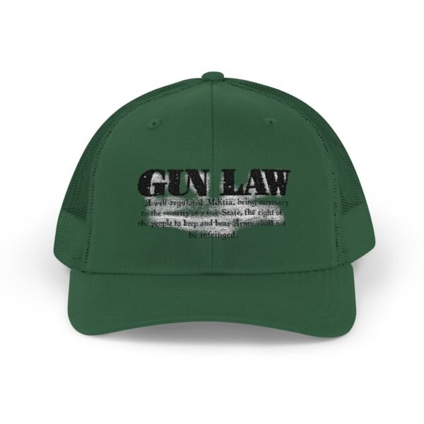 Gun Law Embroidered Rodeo Rope Snapback Trucker Cap - Image 25