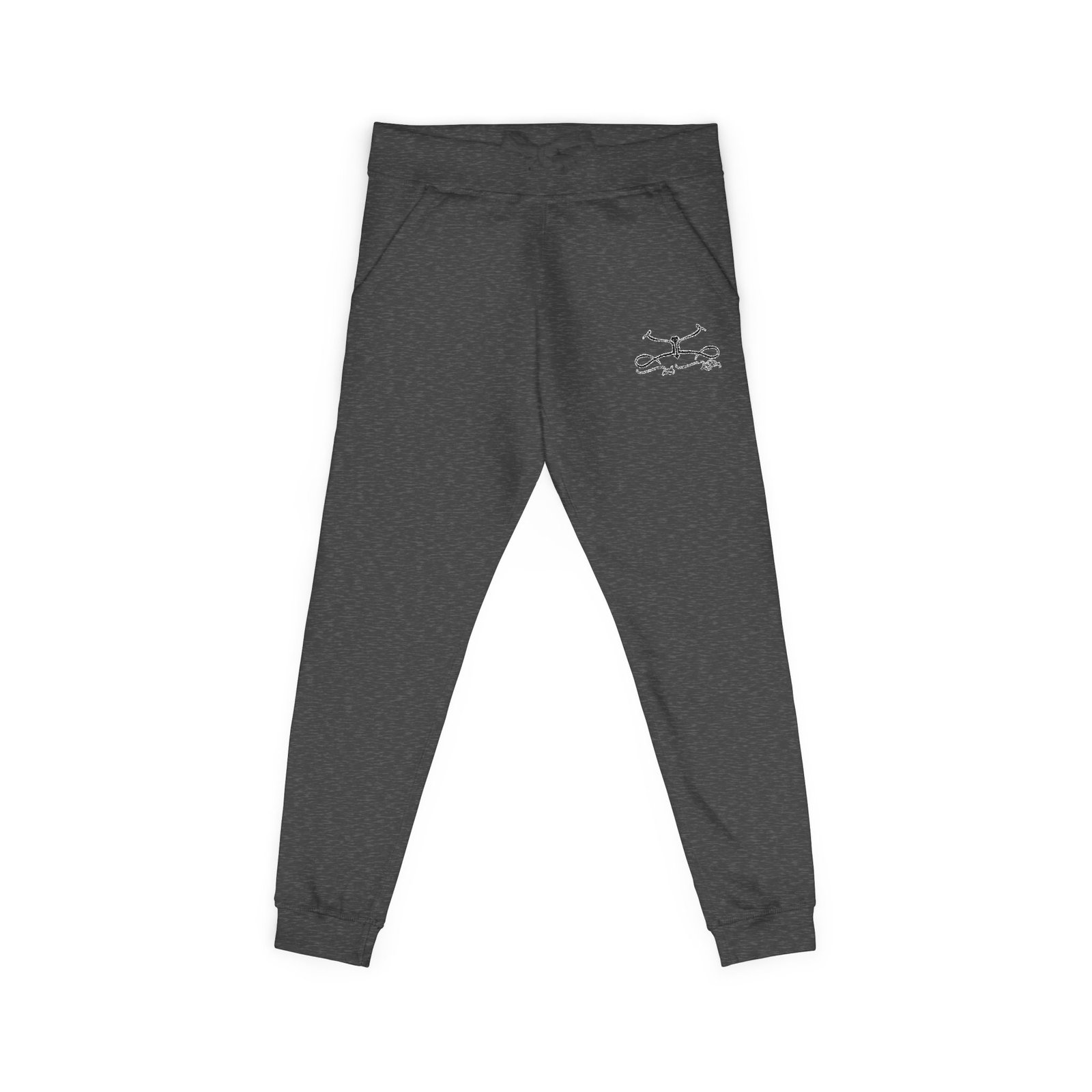 Embroidered Floral Joggers — Coral Fleece Sweatpants - Image 19