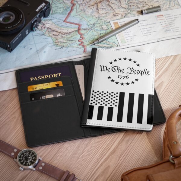 Patriotic 'We The People' Flag Passport Cover - Image 4