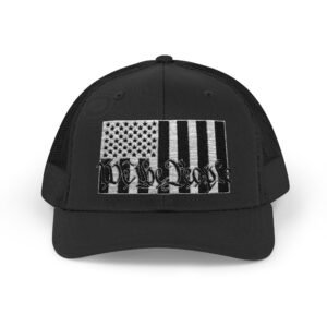 We the People Embroidered Rodeo Rope Snapback Trucker Cap - Image 17