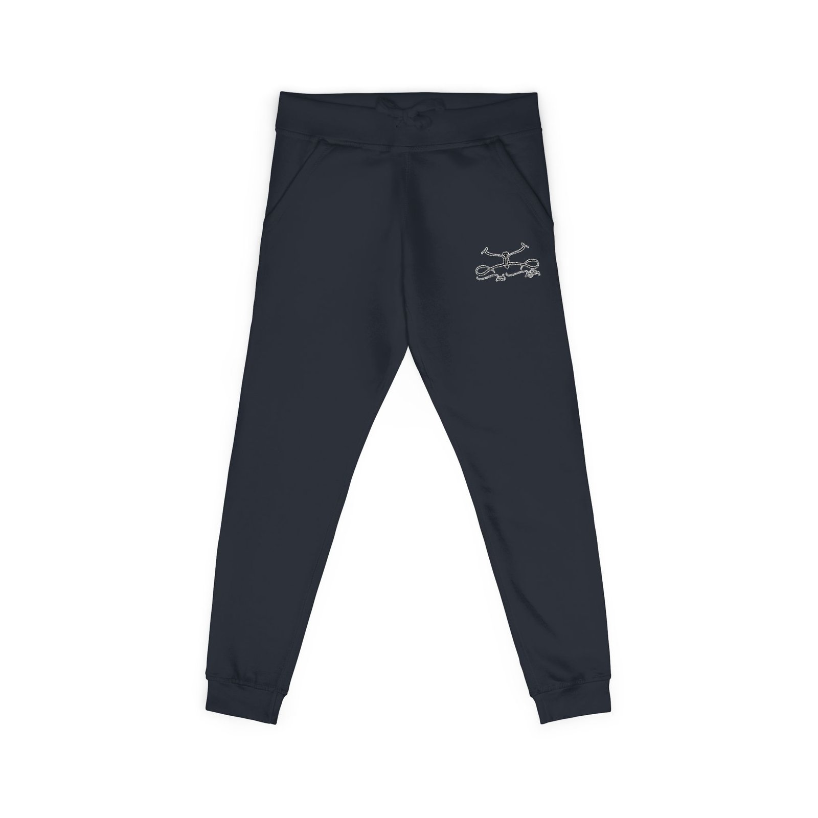 Embroidered Floral Joggers — Coral Fleece Sweatpants - Image 15