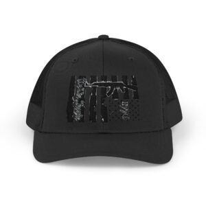 1776 Embroidered Rodeo Rope Snapback Trucker Cap - Image 13