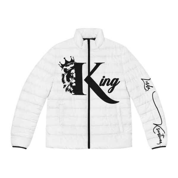 King Puffer Jacket — 'Gun Law' Patriotic We the People American Flag Design