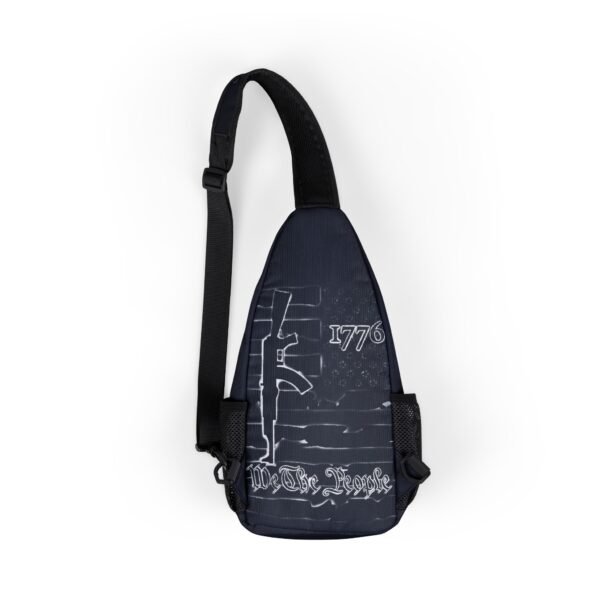 GUN LAW Nautical Anchor Chest Sling Bag — Vintage Maritime Crossbones Design - Image 2