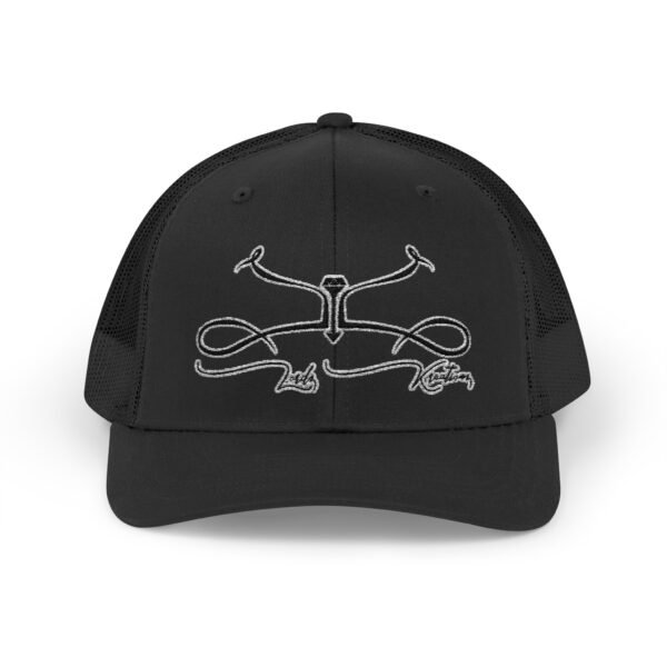 Embroidered Rodeo Rope Snapback Trucker Cap - Image 13