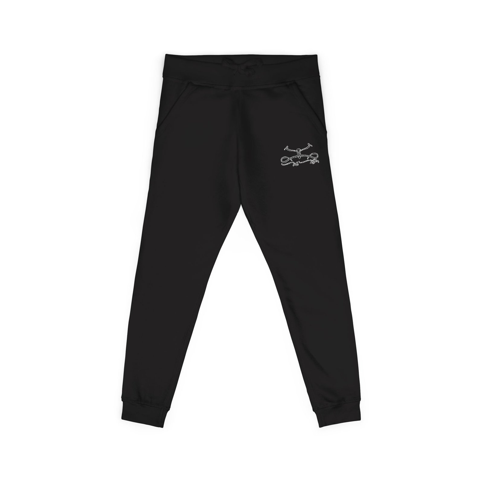 Embroidered Floral Joggers — Coral Fleece Sweatpants - Image 27
