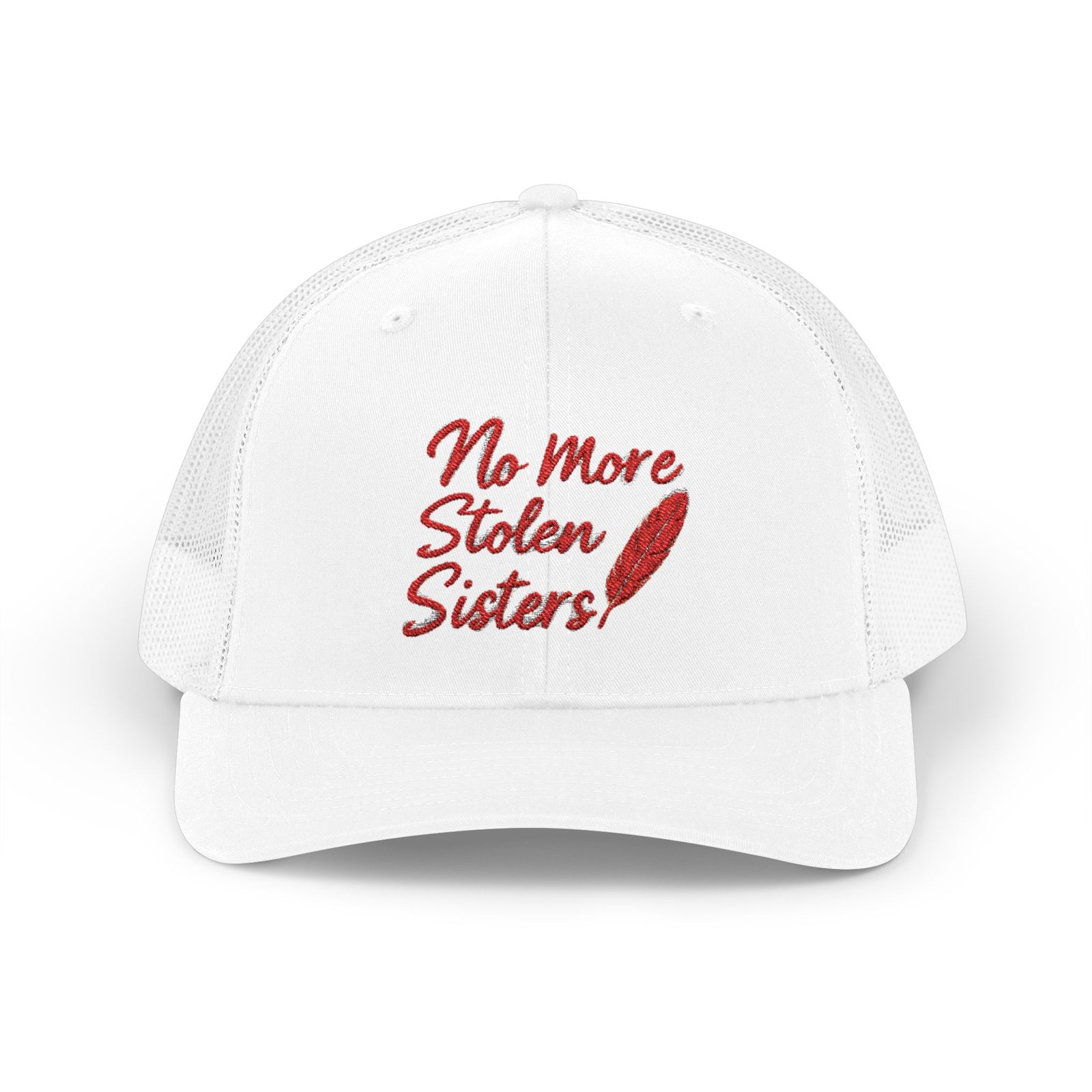 Sisters Embroidered Rodeo Rope Snapback Trucker Cap - Image 1