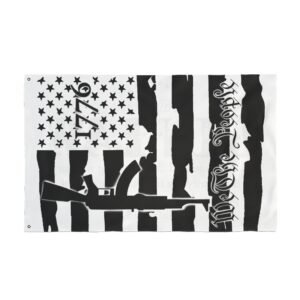 Gun Law Double-Sided Flag — "We The People" 1776 Second Amendment Patriotic Banner - Image 1