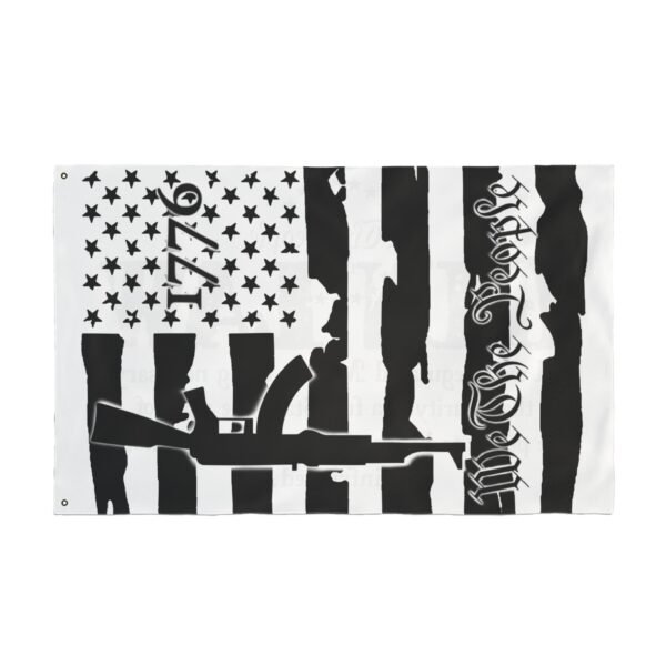 Gun Law Double-Sided Flag — "We The People" 1776 Second Amendment Patriotic Banner