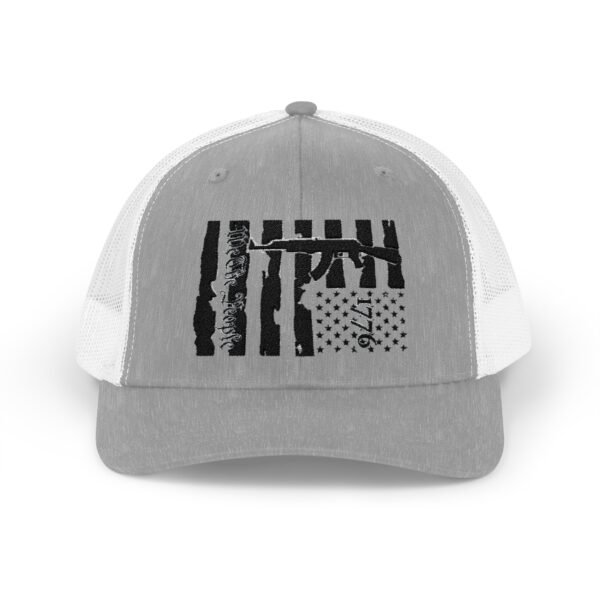 1776 Embroidered Rodeo Rope Snapback Trucker Cap - Image 29