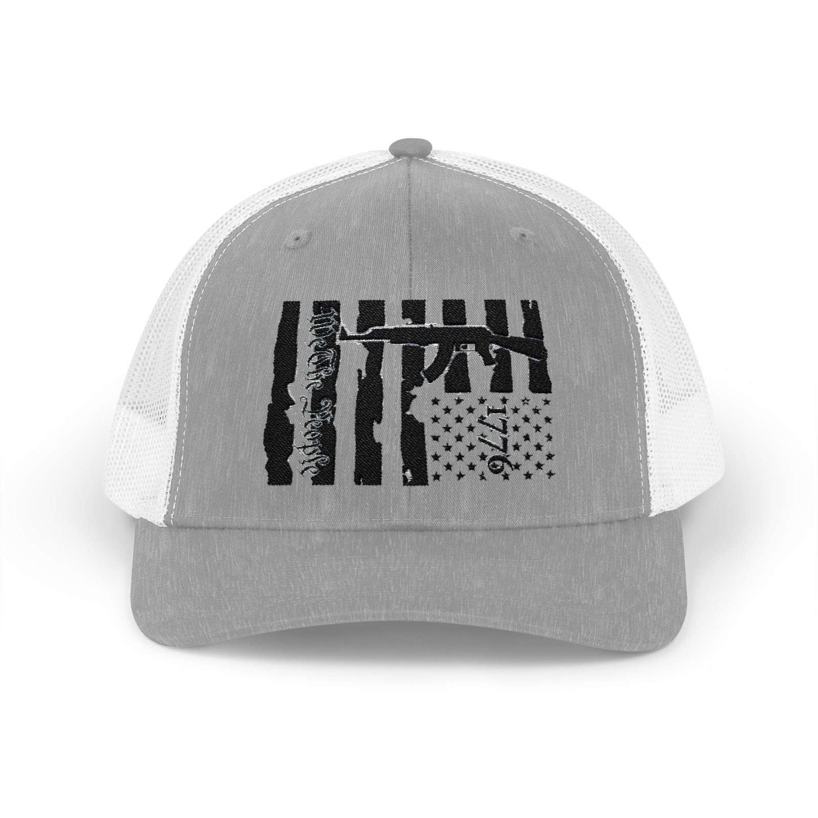 1776 Embroidered Rodeo Rope Snapback Trucker Cap - Image 29