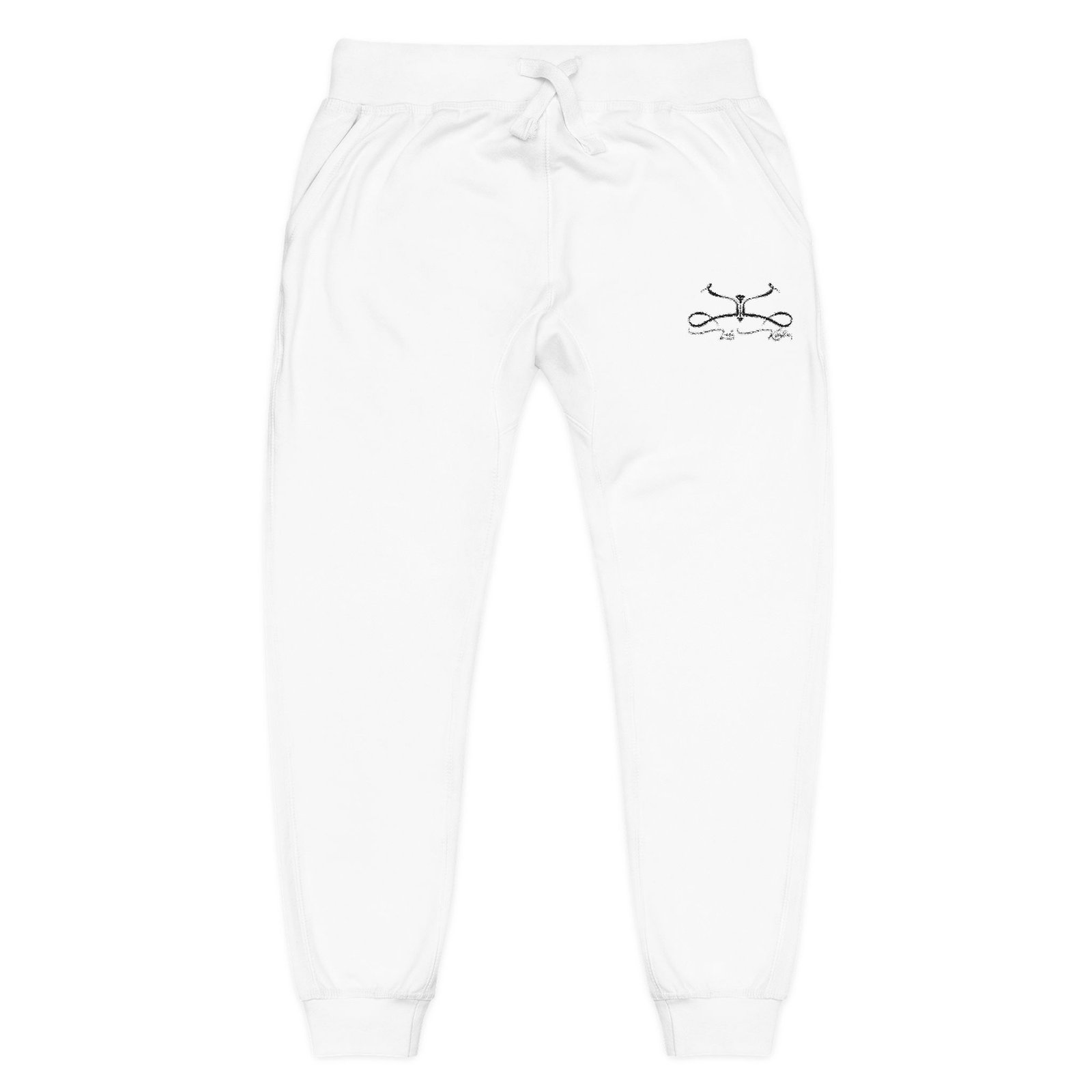 Embroidered Floral Joggers — Coral Fleece Sweatpants - Image 9