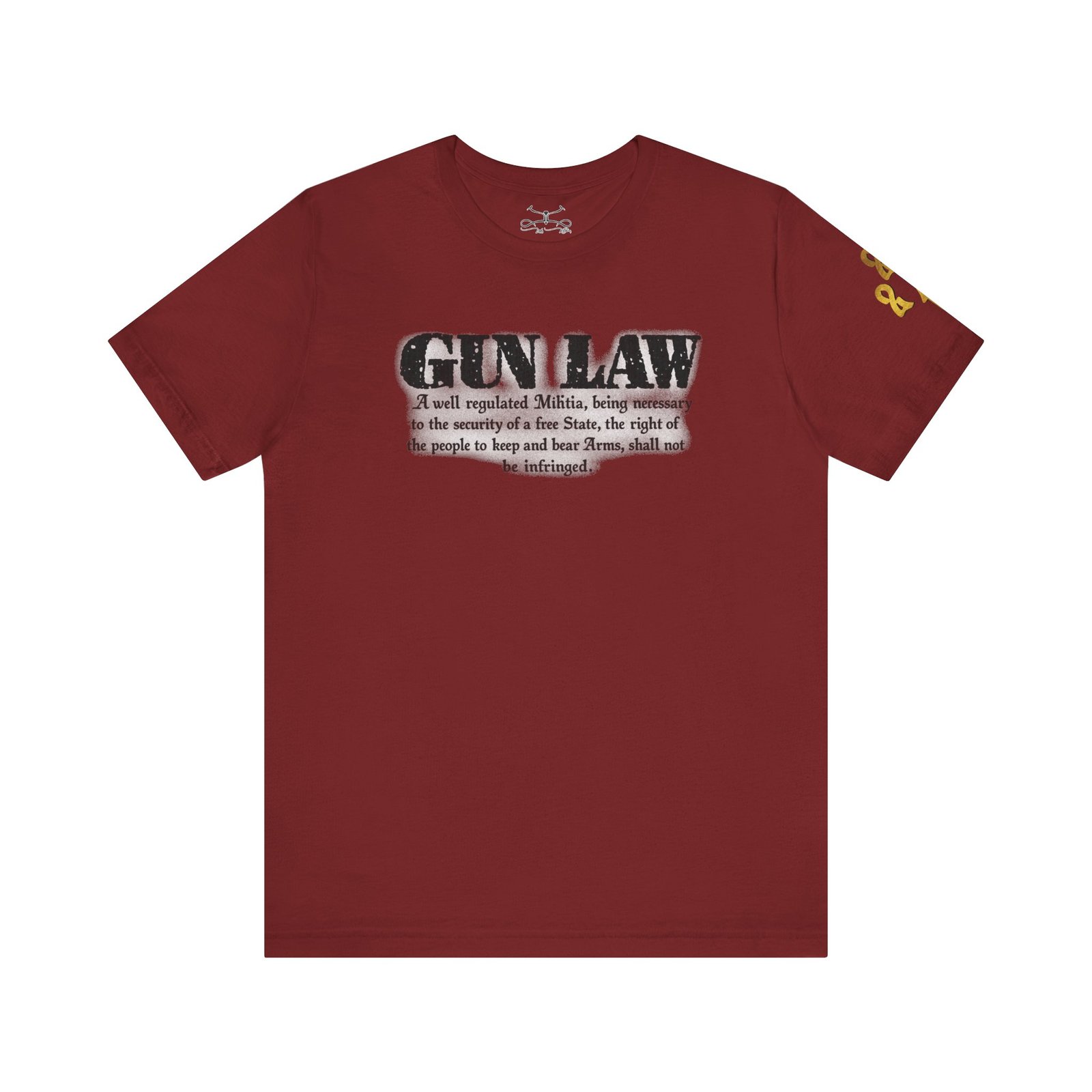 Gun Law Unisex Short Sleeve Tee - Image 45