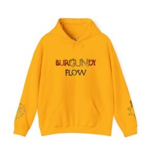 BurGUNdy Flow Unisex Heavy Blend™ Hooded Sweatshirt - Image 17