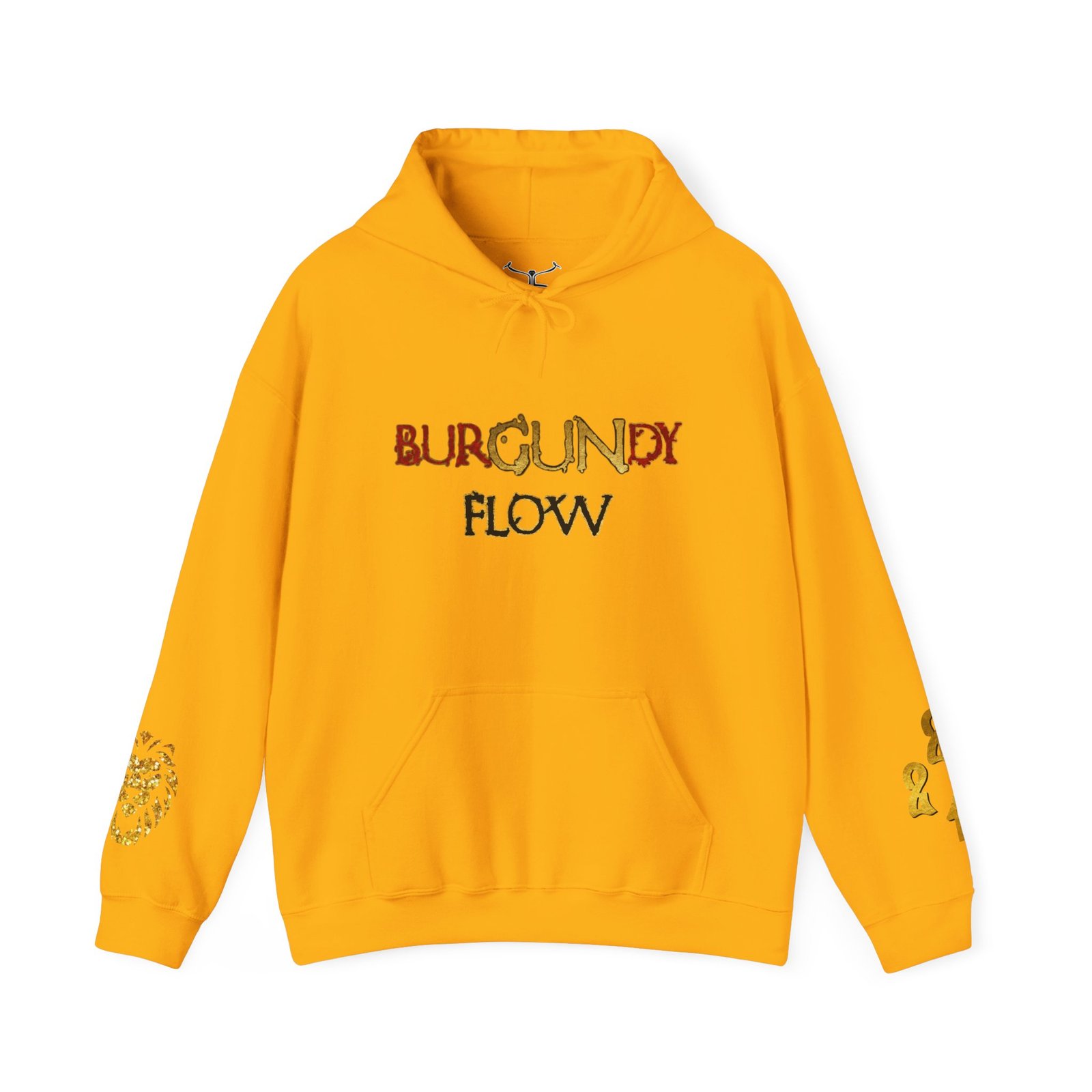 BurGUNdy Flow Unisex Heavy Blend™ Hooded Sweatshirt - Image 17