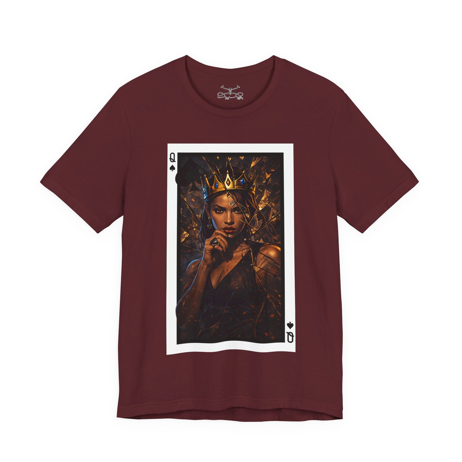 Broken Spade – Deck of Cards Graphic T-Shirt - Image 41