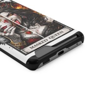 Masked Queen – Deck of Cards Slim Card Holder Phone Case | LordzKreationz - Image 74