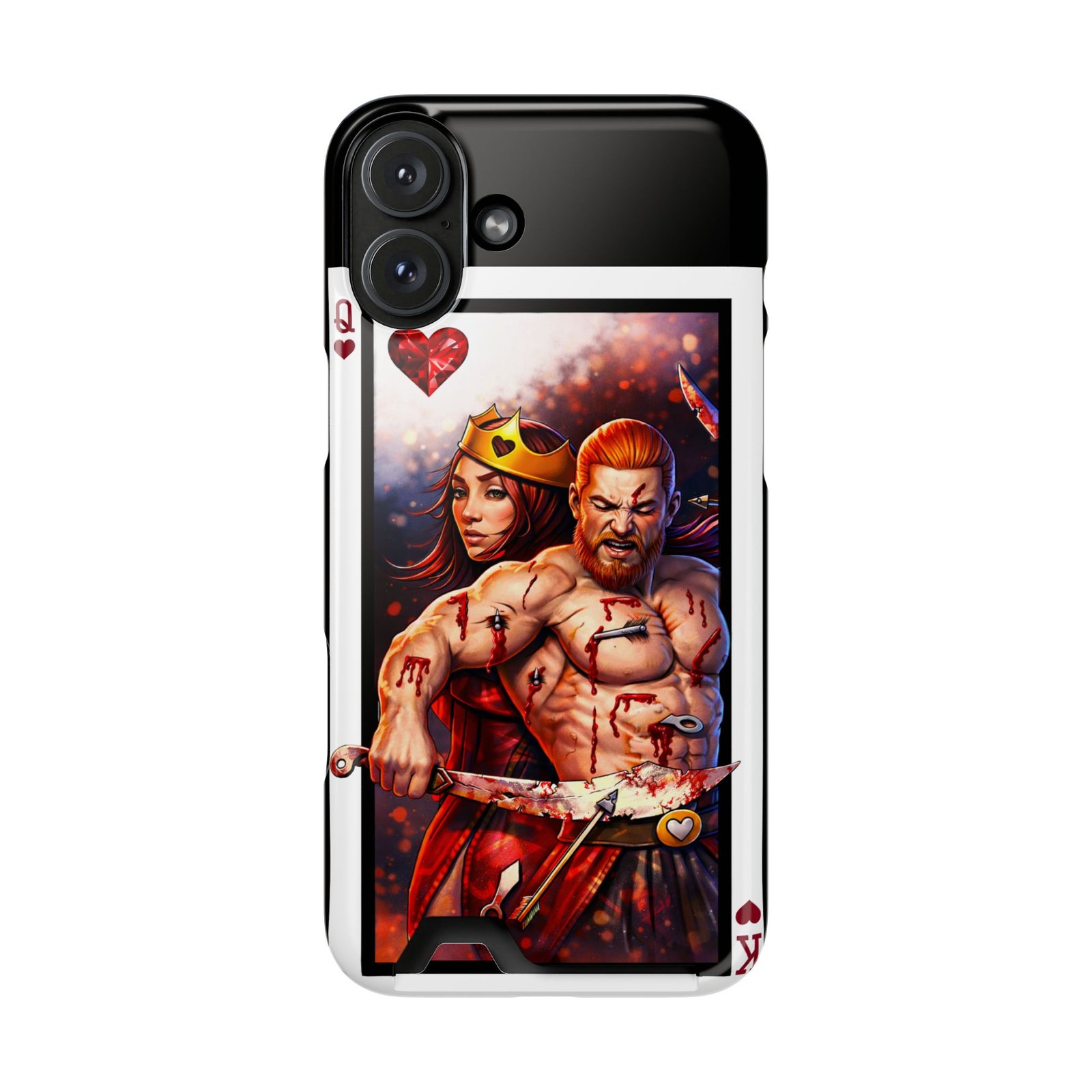 Got Chu – Deck of Hearts Slim Card Holder Phone Case | LordzKreationz - Image 155