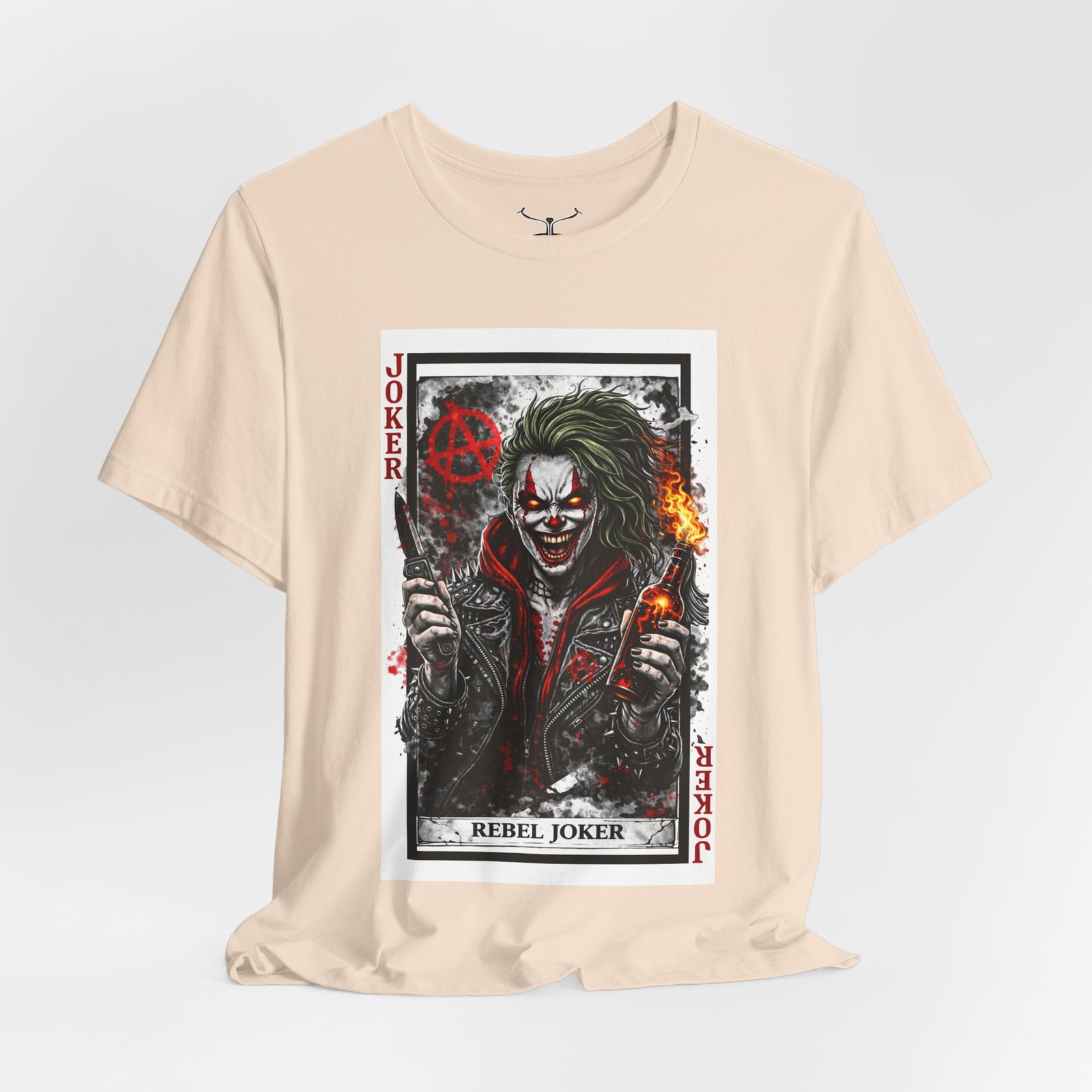 His Rebel Joker Cotton Crew Tee - Image 44