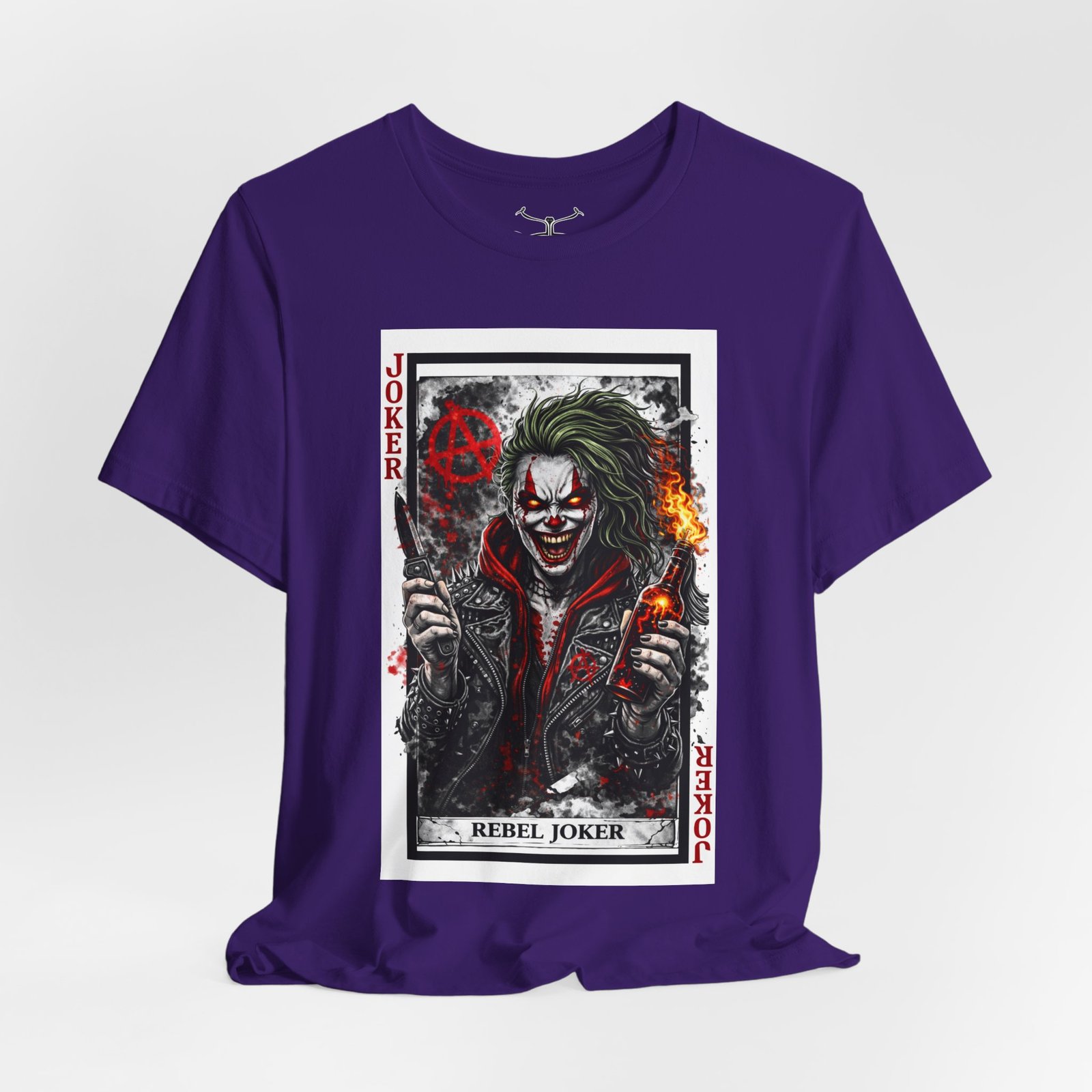His Rebel Joker Cotton Crew Tee - Image 36