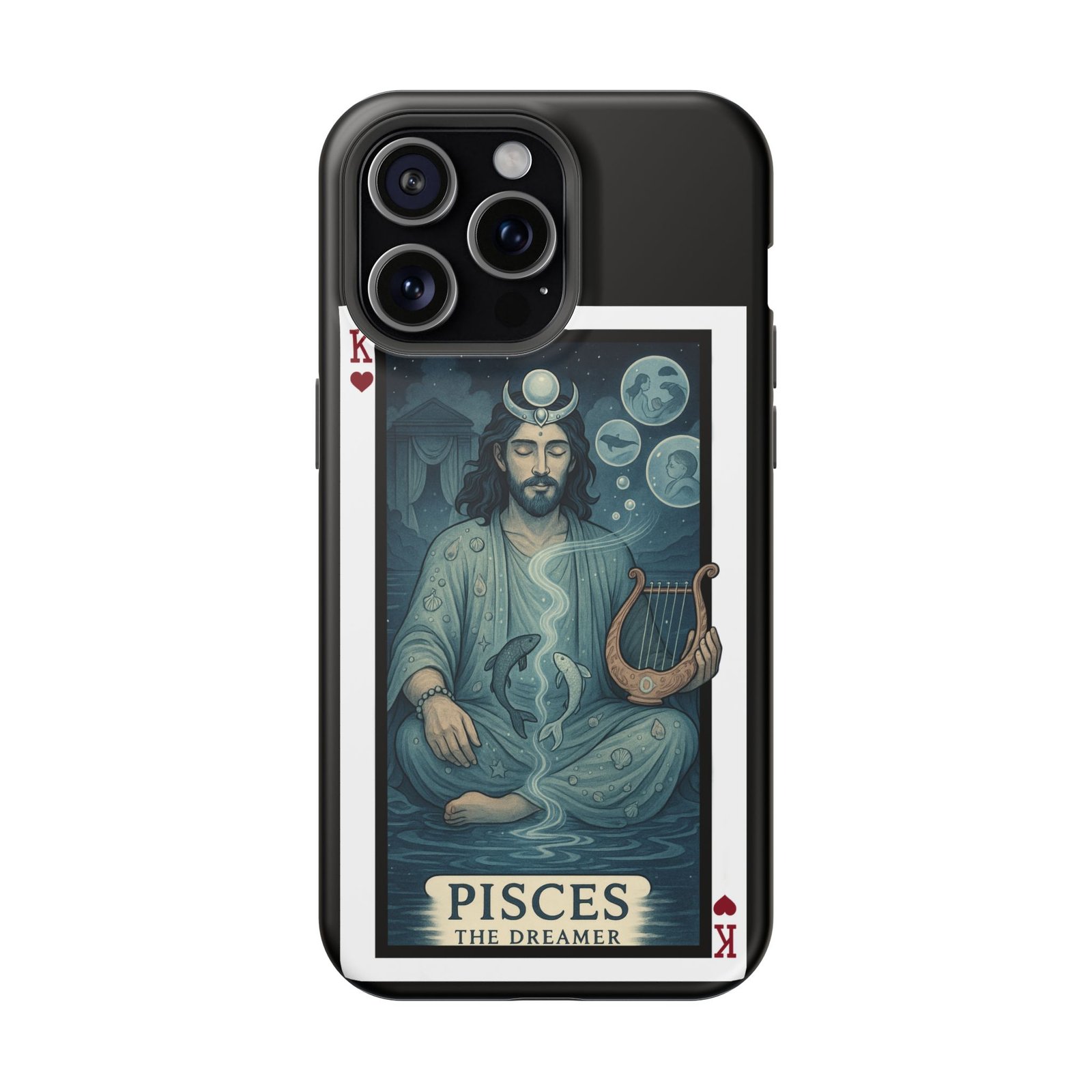 Pisces – Deck of Hearts – MagSafe® Protective Phone Case - Image 24