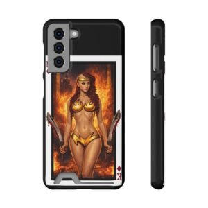Let’s Play – Deck of Diamonds Slim Card Holder Phone Case | LordzKreationz - Image 73