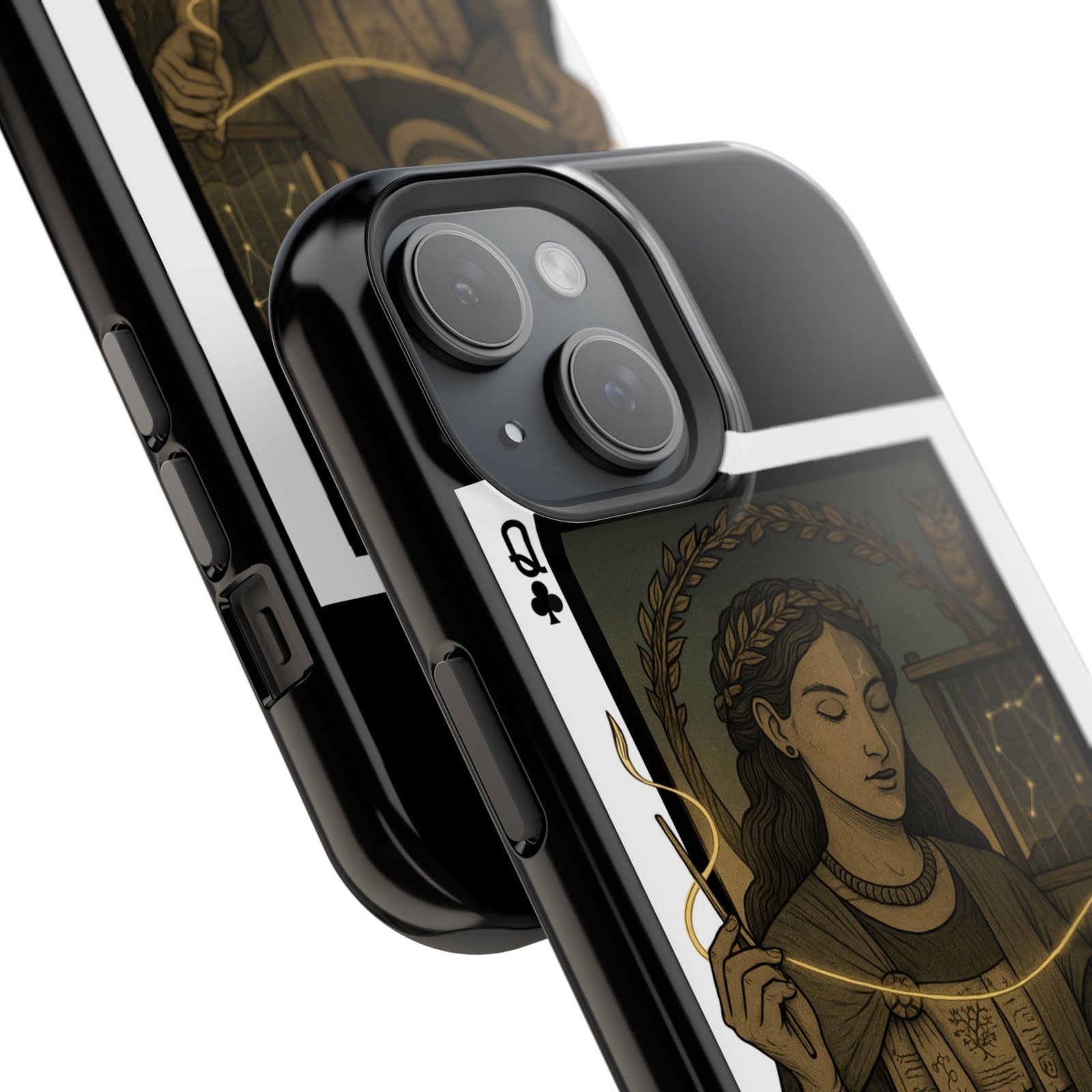 Virgo – Deck of Clubs – MagSafe® Protective Phone Case - Image 5