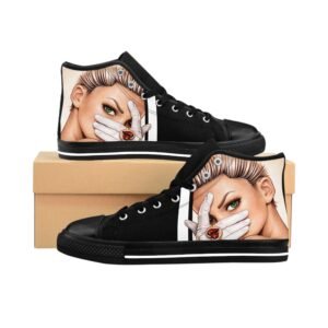 See no Evil Women's High-top Sneakers - Image 1