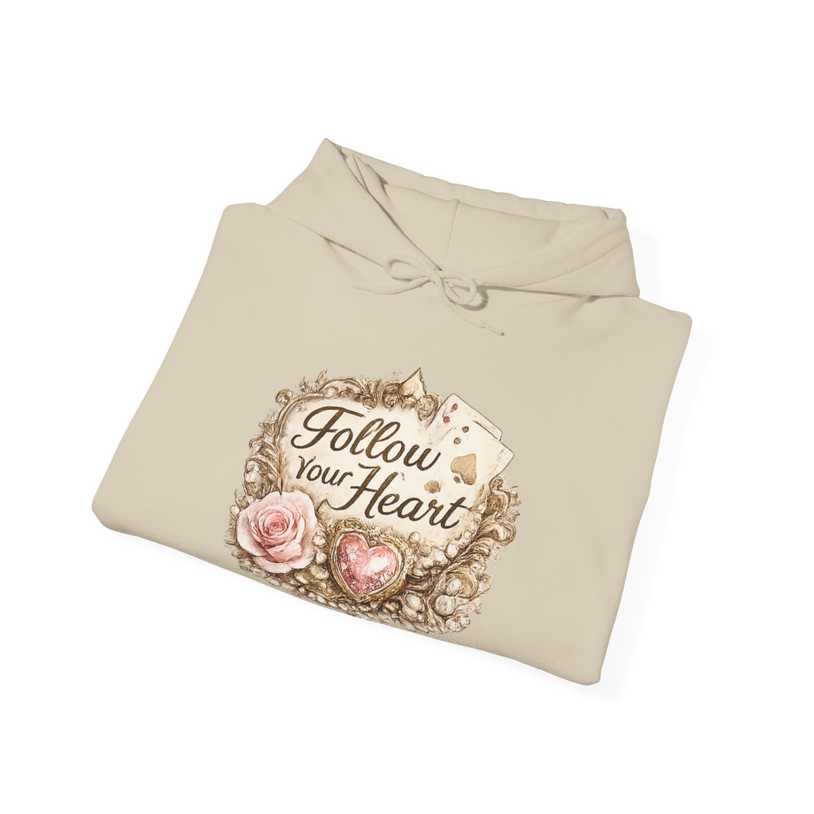 Follow Your Heart Unisex Heavy Blend™ Hooded Sweatshirt - Image 12