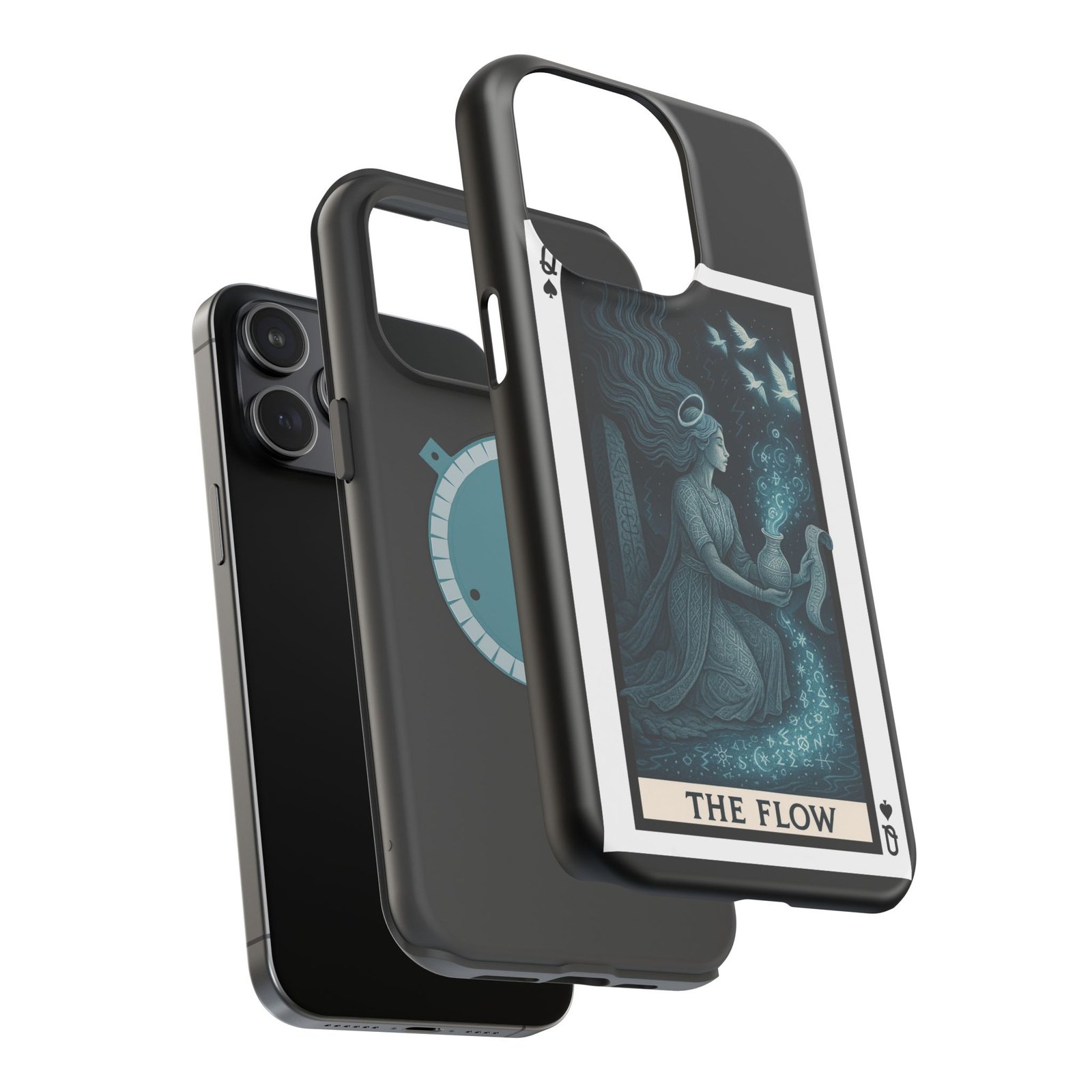 Aquarius – Deck of Spades – MagSafe® Protective Phone Case - Image 27