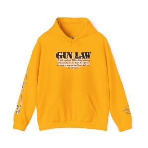 "Gun Law" Unisex Heavy Blend™ Hooded Sweatshirt - Image 13