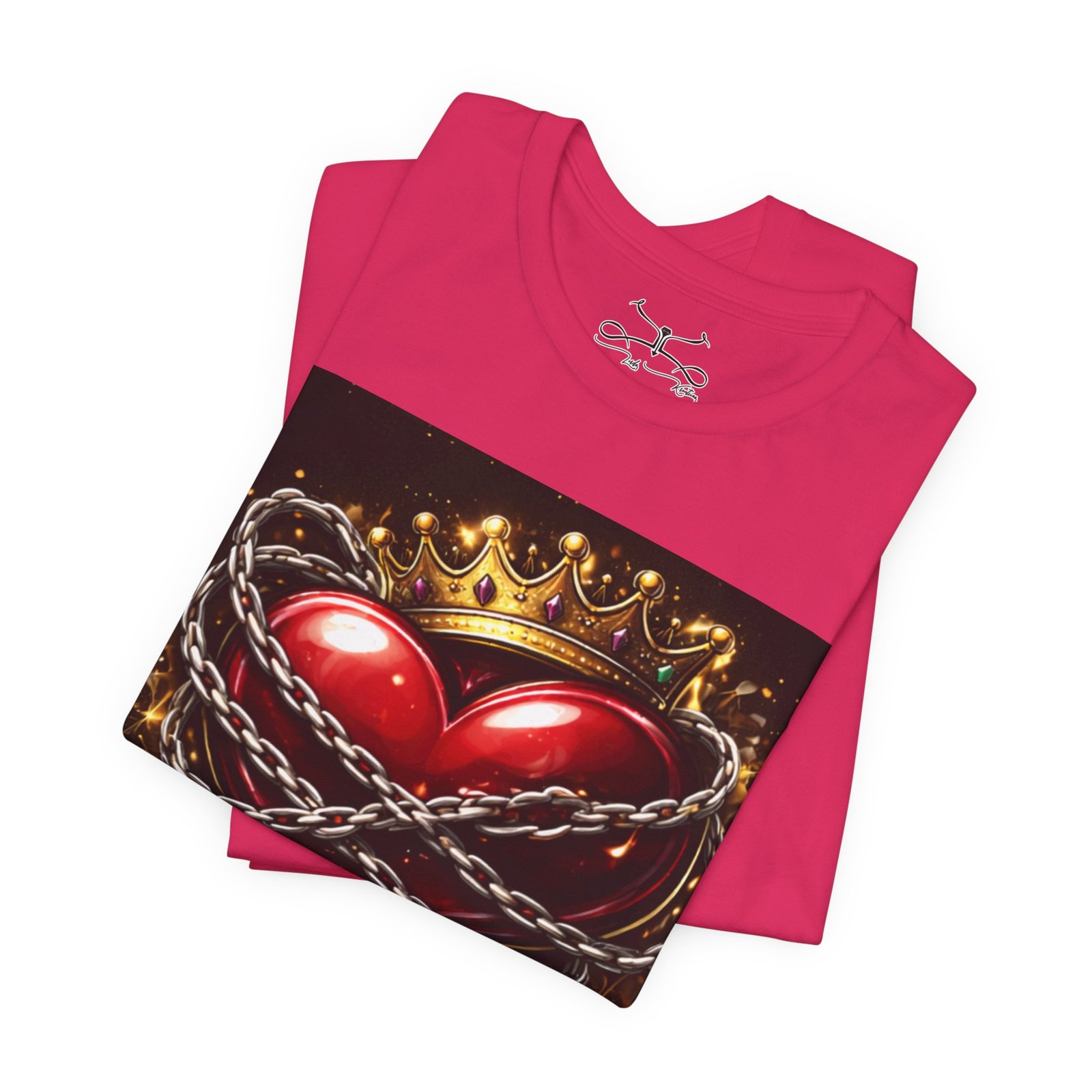 Hearts Unisex Jersey Short Sleeve Tee - Image 43